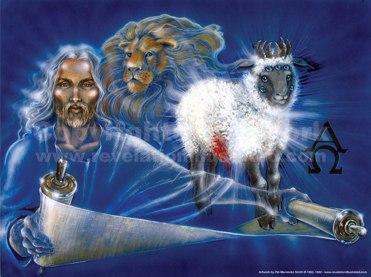 Opening of the Scroll TShirt from Revelation by Pat Marvenko Smith