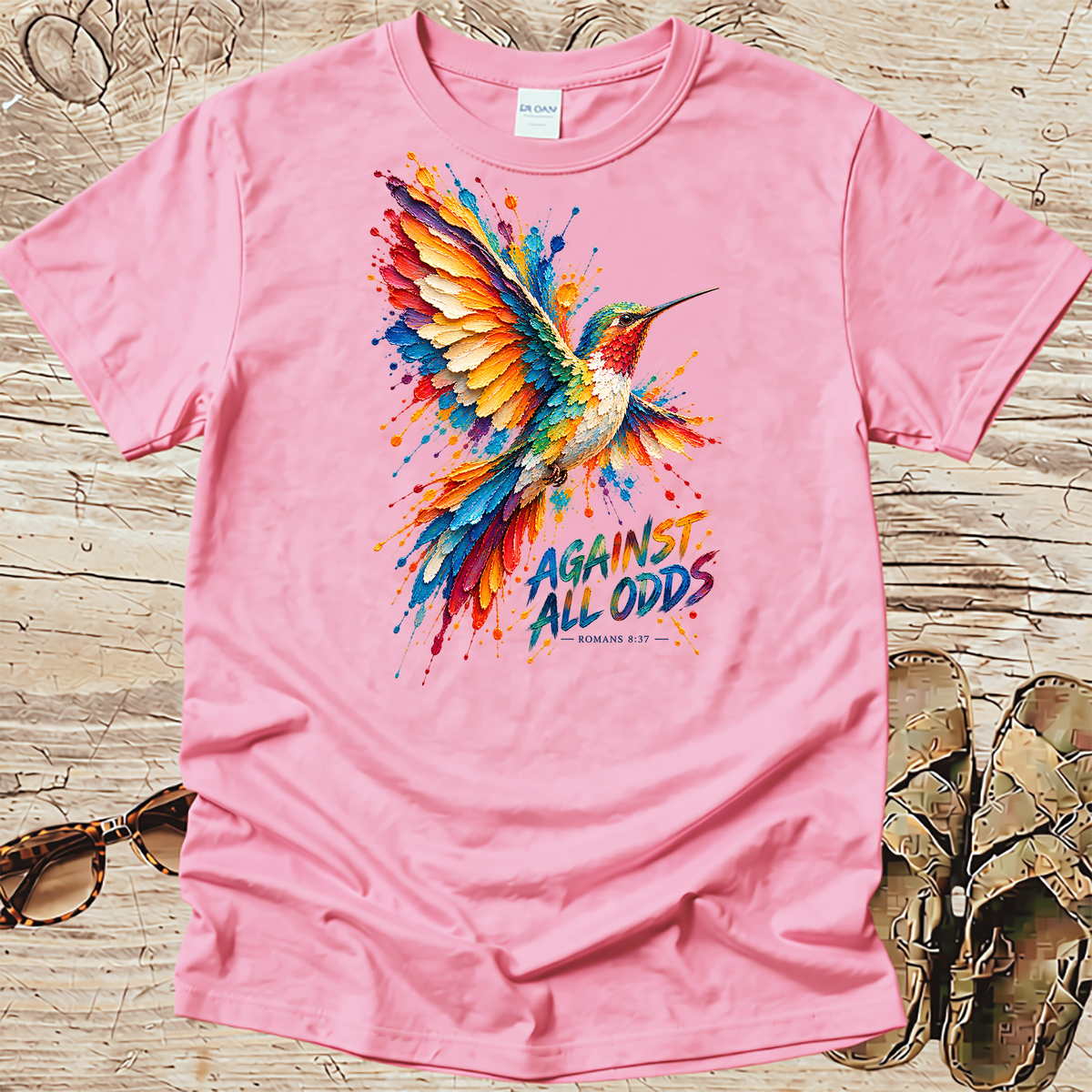 Against All Odds - Kingdom Birds - Christian T-Shirt