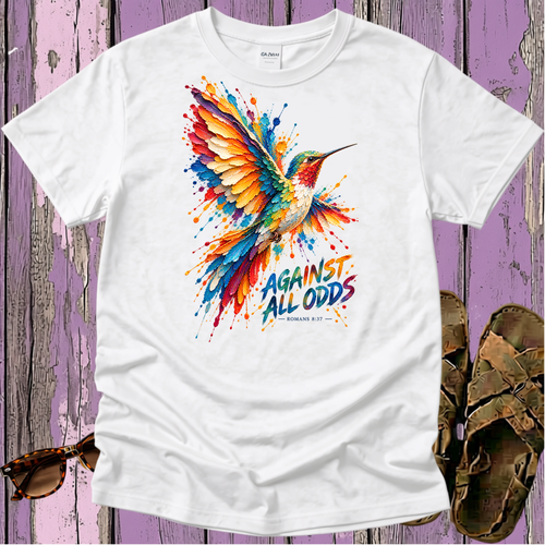 Against All Odds - Kingdom Birds - Christian T-Shirt