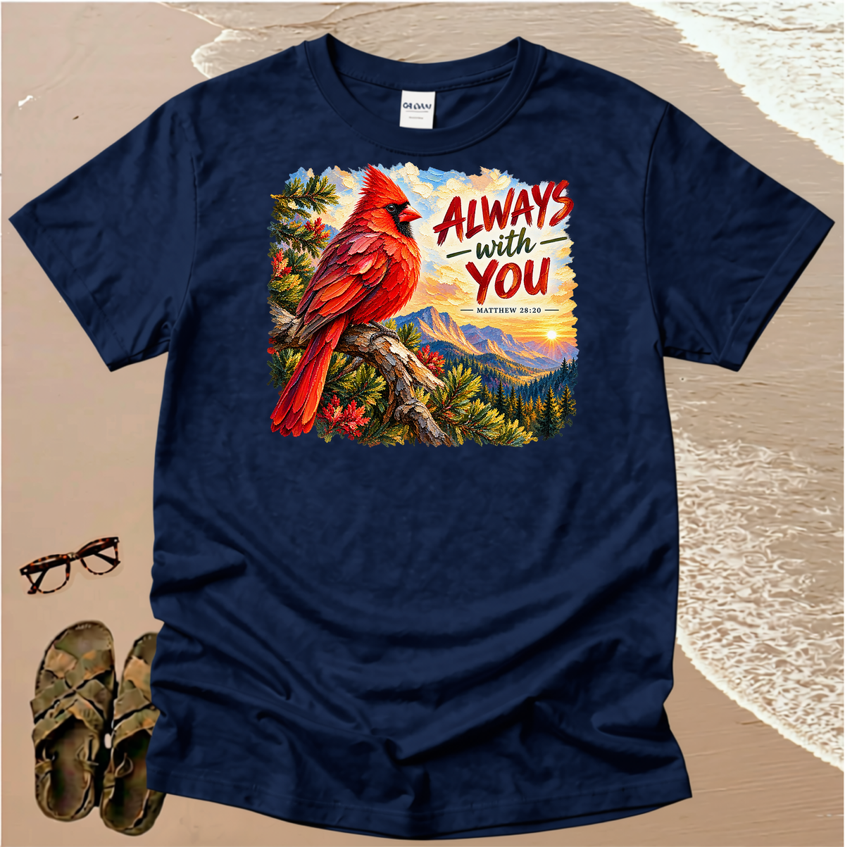 Always With You - Kingdom Birds - Christian T-Shirt