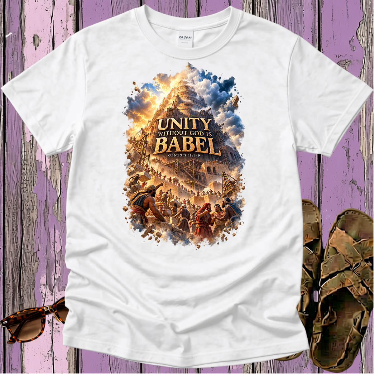 Tower of Babel - Christian T-Shirt