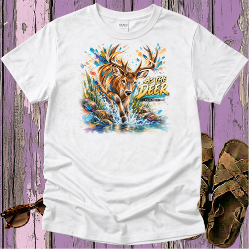 As The Deer - Christian T-Shirt