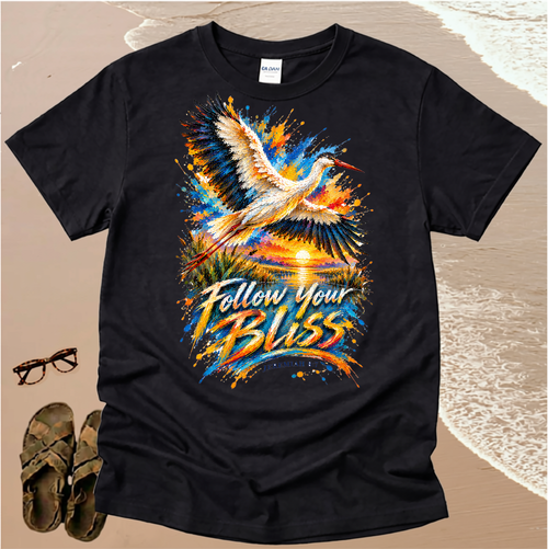 Follow Your Bliss - Kingdom Birds - Christian T-Shirt