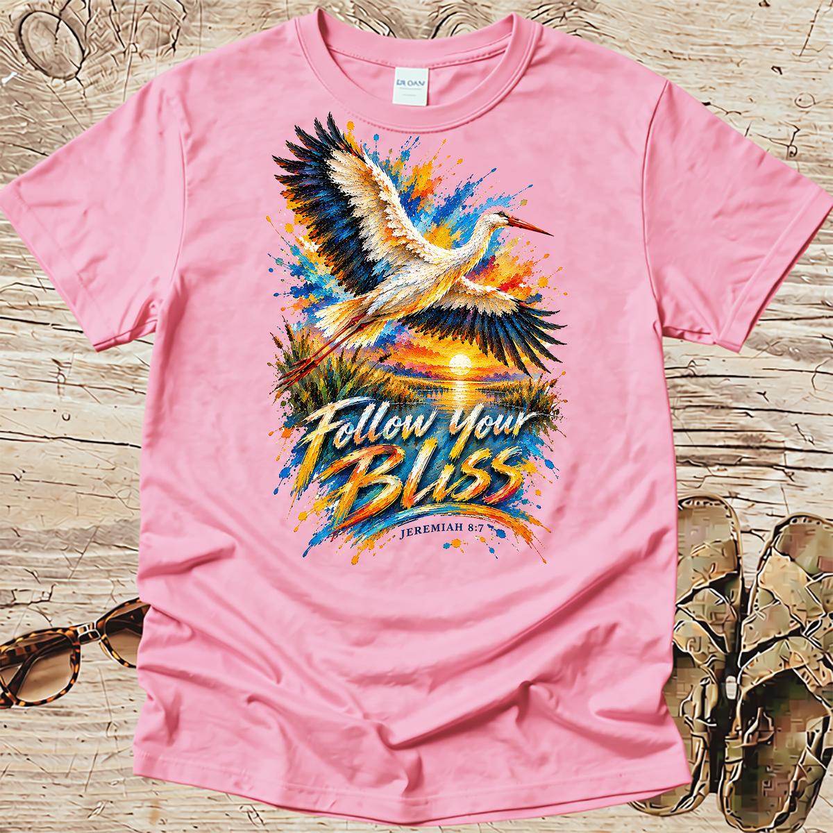 Follow Your Bliss - Kingdom Birds - Christian T-Shirt