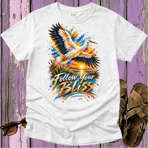 Follow Your Bliss - Kingdom Birds - Christian T-Shirt
