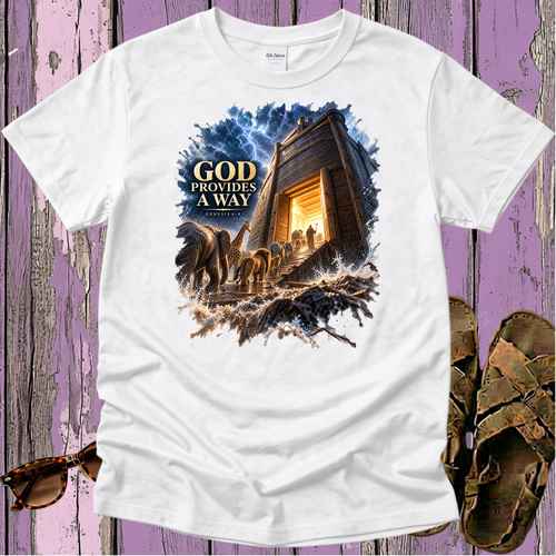 God Provides A Way - Miracles - Christian T-Shirt