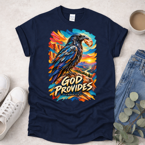 God Provides - Kingdom Birds - Christian Shirt