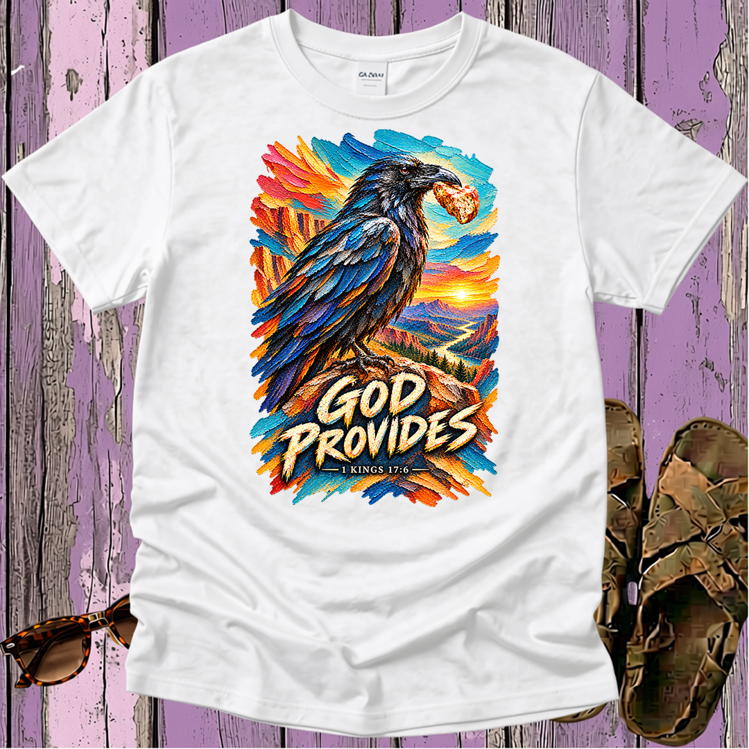 God Provides - Kingdom Birds - Christian Shirt