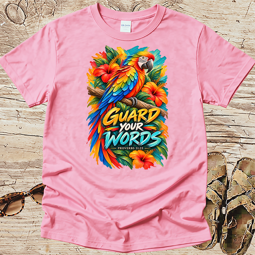 Guard Your Words - Kingdom Birds - Christian T-Shirt