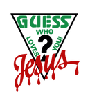 Vintage Parody Faith Tee – Guess Who Loves You Jesus Shirt