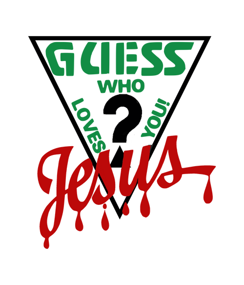 Vintage Parody Faith Tee – Guess Who Loves You Jesus Shirt
