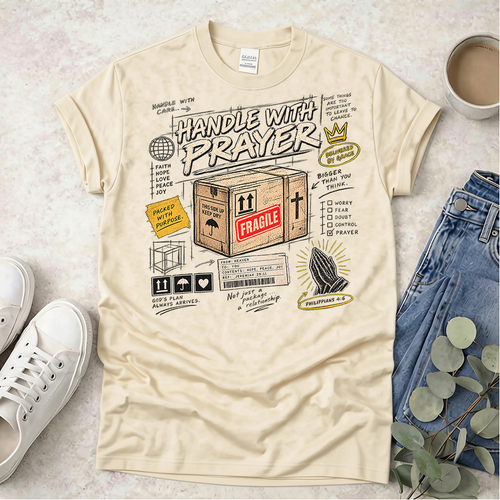 Handle with Prayer - Proclamations - Christian T-Shirt