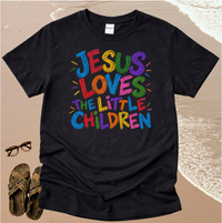 Jesus Love The Little Children - Christian Hymn Shirt