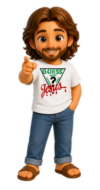 Vintage Parody Faith Tee – Guess Who Loves You Jesus Shirt