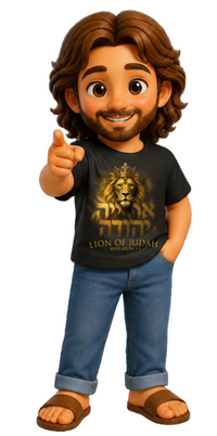 Lion of Judah Graphic Tee – Hebrew Scripture T-Shirt (Revelation 5:5)