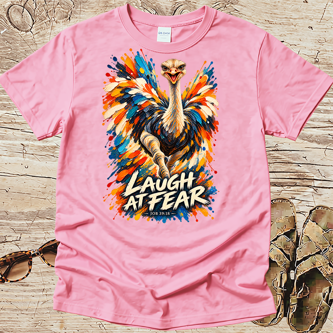 Laugh at Fear - Kingdom Birds - Christian T-Shirt