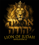 Lion of Judah Graphic Tee – Hebrew Scripture T-Shirt (Revelation 5:5)