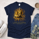 Lion of Judah Graphic Tee – Hebrew Scripture T-Shirt (Revelation 5:5)