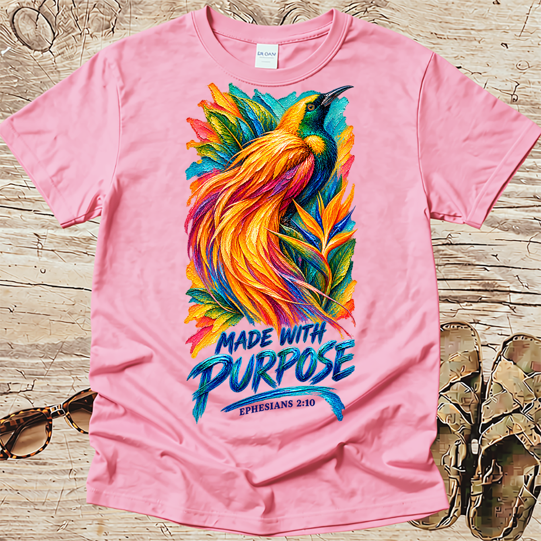 Made with Purpose - Kingdom Birds - Christian T-Shirt