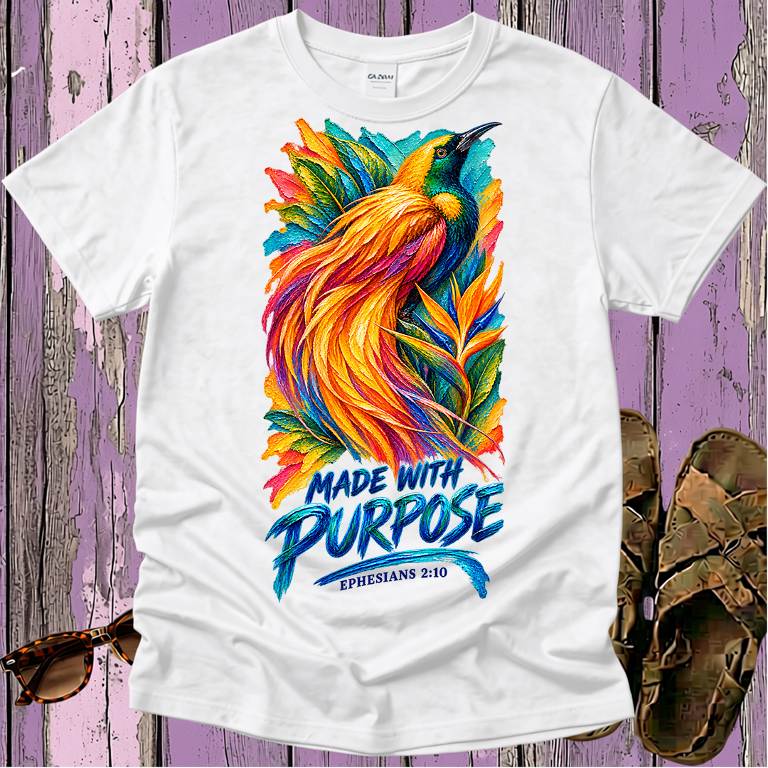 Made with Purpose - Kingdom Birds - Christian T-Shirt