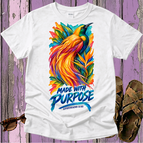 Made with Purpose - Kingdom Birds - Christian T-Shirt