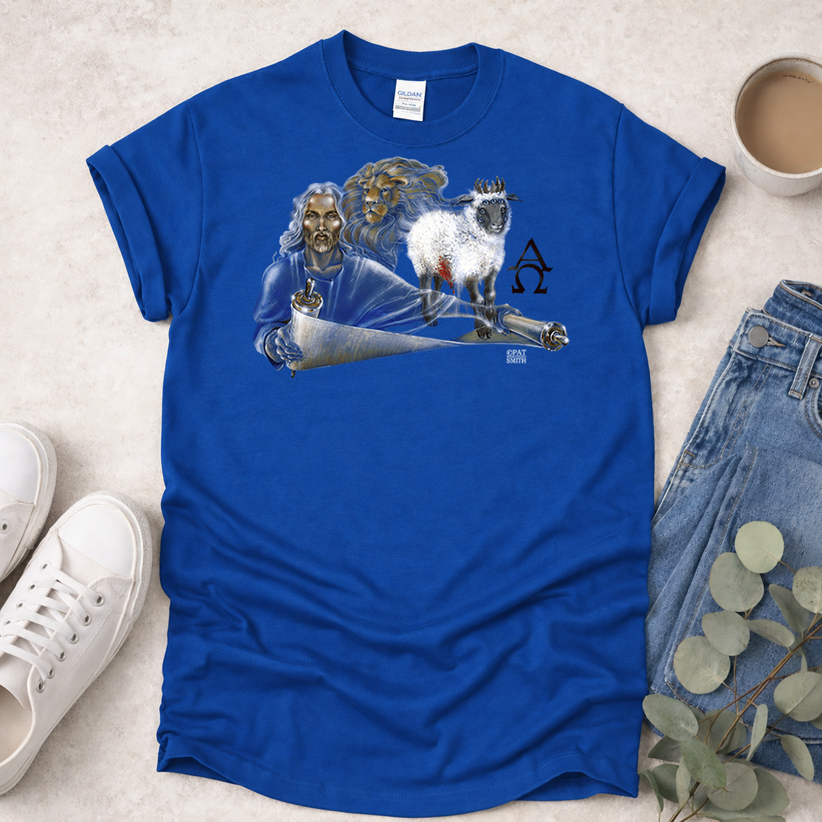 Opening of the Scroll TShirt from Revelation by Pat Marvenko Smith