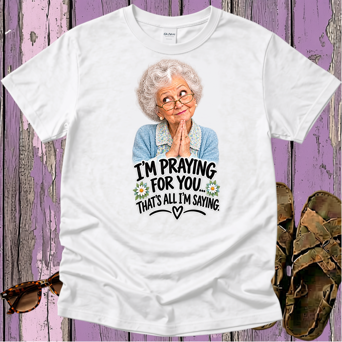 Praying For You - Christian T-Shirt