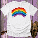 Broad Stroke Textured Rainbow - Christian T-Shirt