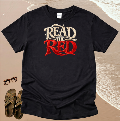 Read the Red Ornate - Christian T-Shirt