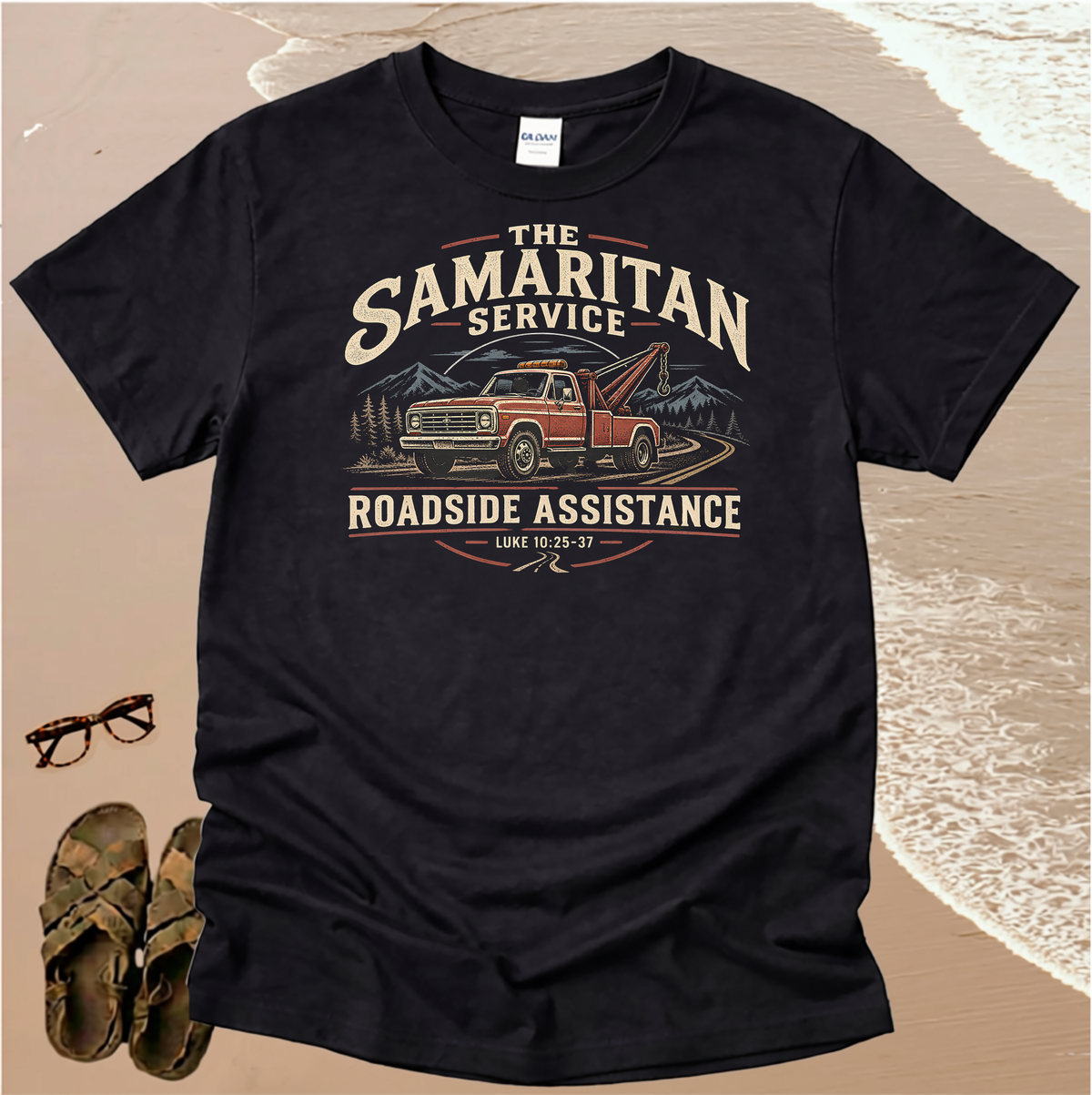 The Parable of the Good Samaritan - Christian T-Shirt