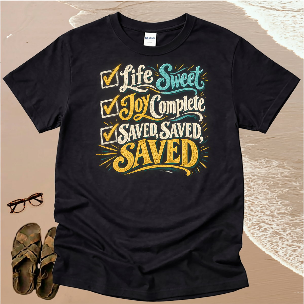 Saved Saved Saved - Christian Hymn Shirt