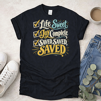 Saved Saved Saved - Hymns - Christian T-Shirt