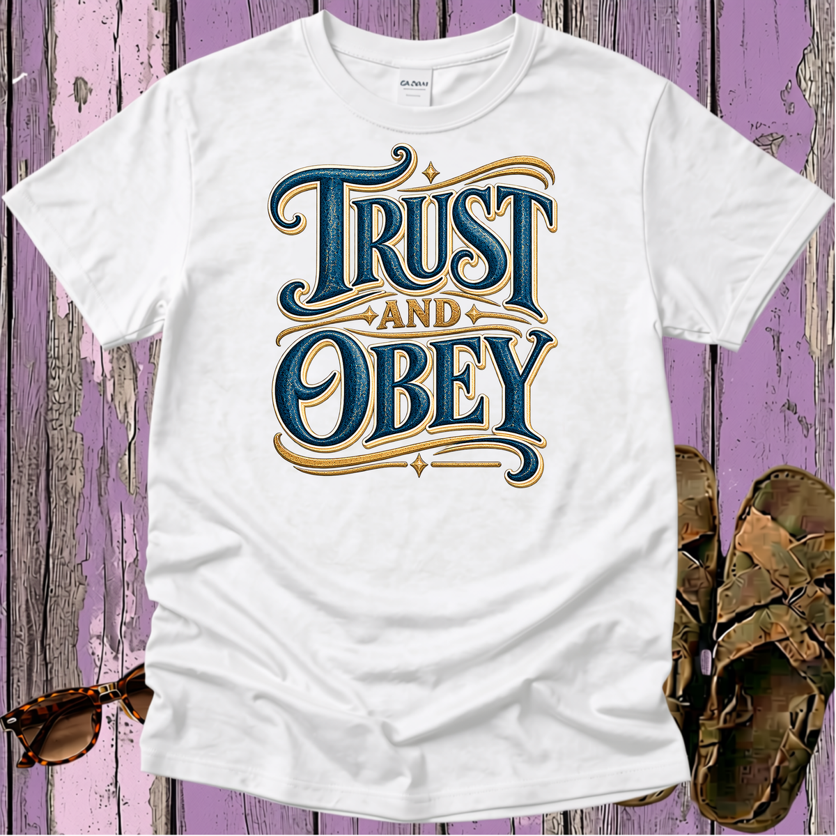 Trust and Obey - Christian Hymn Shirt