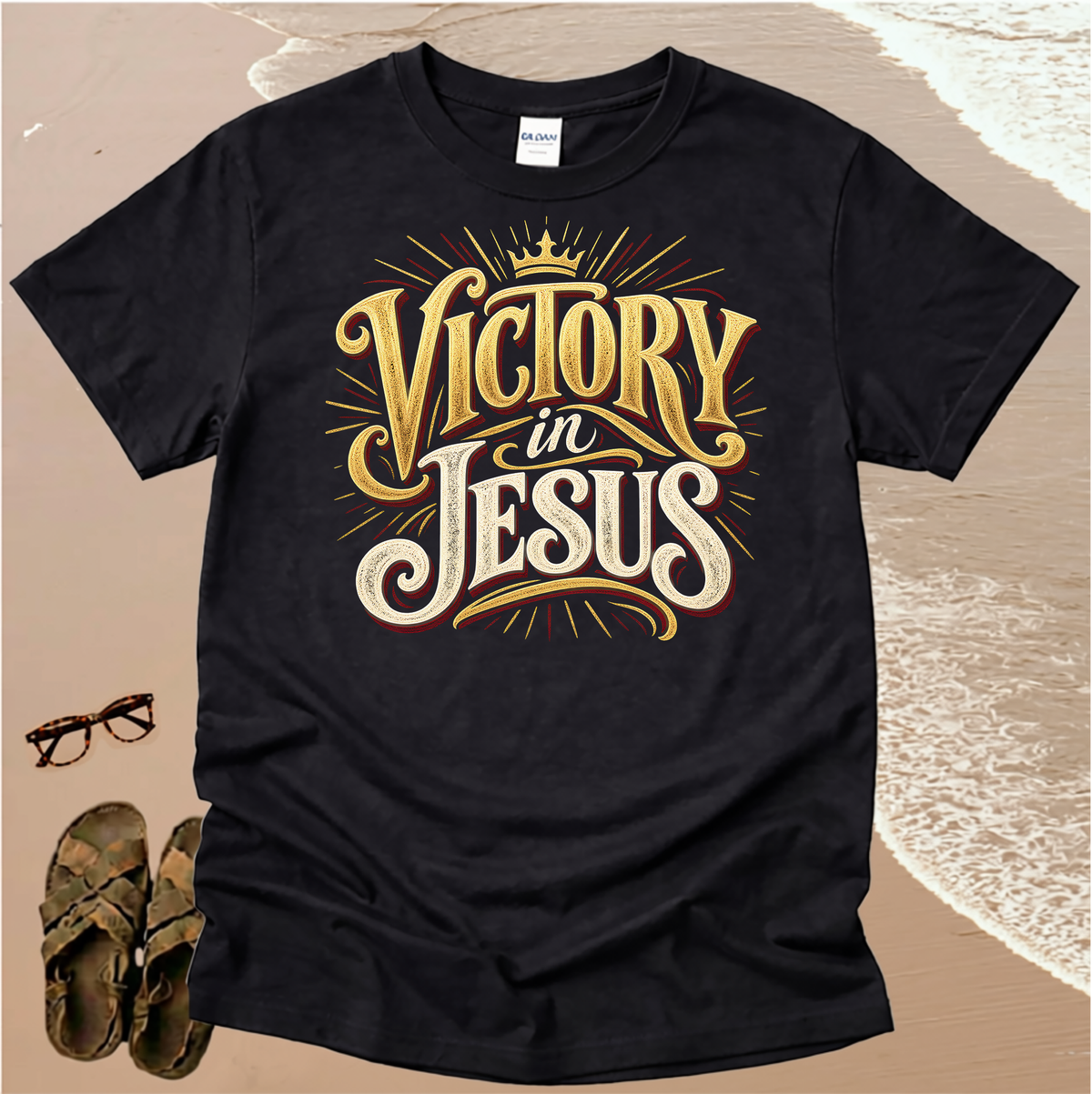 Victory in Jesus - Christian Hymn Shirt