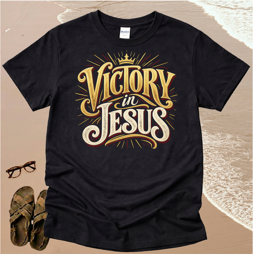 Victory in Jesus - Christian Hymn Shirt