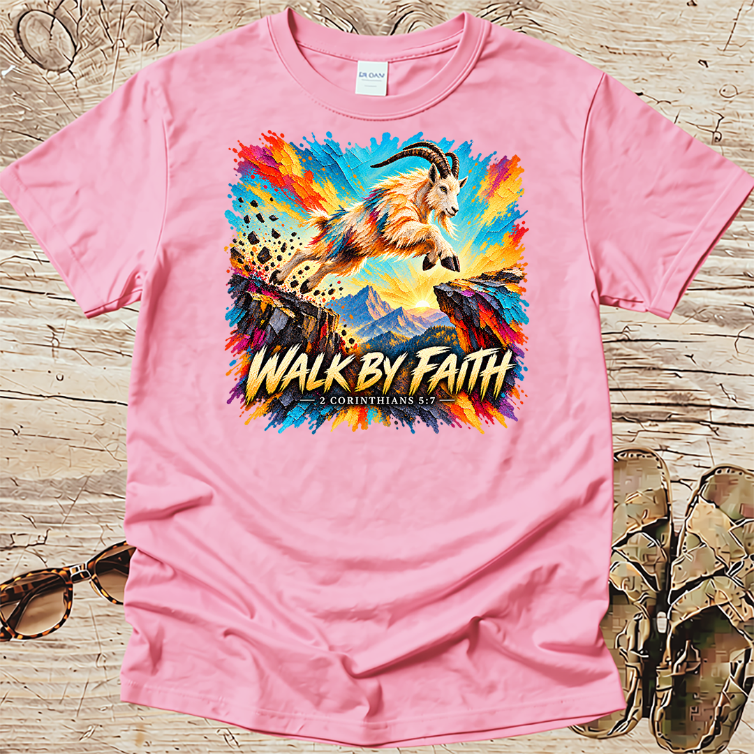 Walk By Faith - Kingdom Animals - Christian T-Shirt