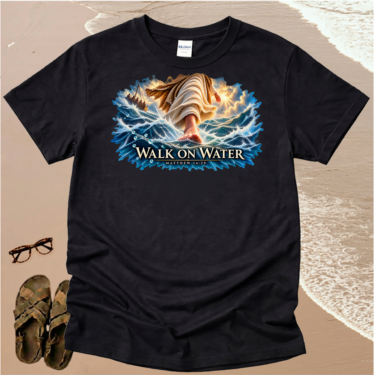 Walk On Water - Christian T-Shirt